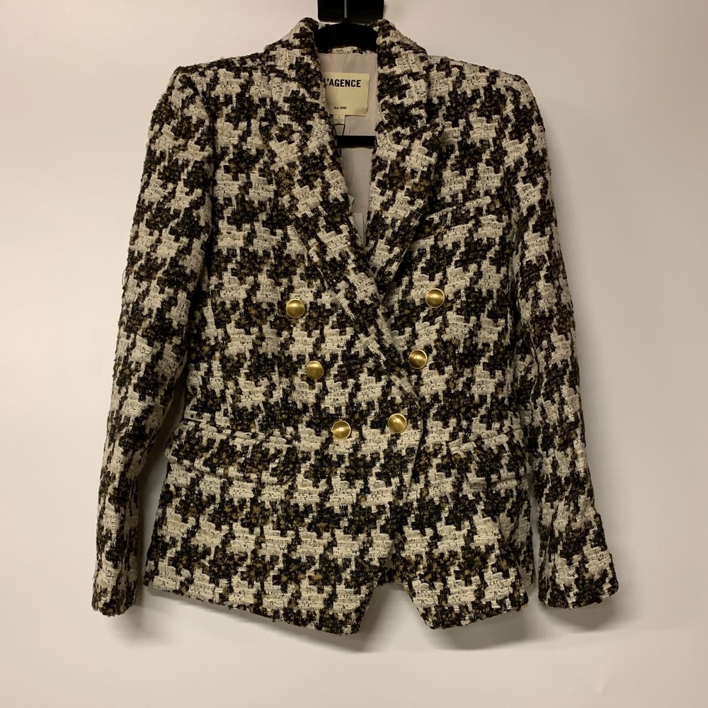 - NEW L’AGENCE Kenzie Double Breasted Blazer BX2 - Picture 5 of 7